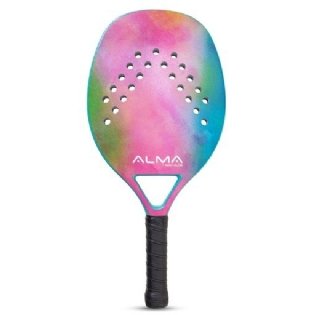 Raquete Beach Tennis Full Carbono 1k Tie Dye Alma Genius