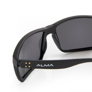 Oculos De Sol Polarizado Uv400 Tarf Preto Fosco Alma Genius